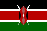 flag Kenya.